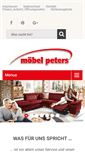 Mobile Screenshot of moebelpeters-dorsten.de